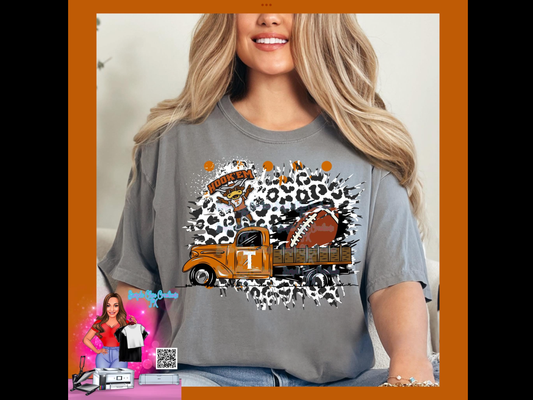Texas Longhorns Leopard Truck