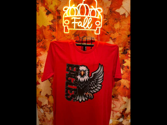 Faux Rhinestone Eagles