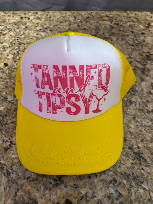 Tanned Tipsy Trucker Hat