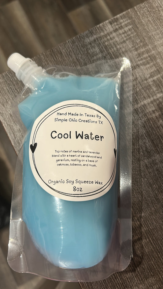 8ox Cool Water Squeeze Wax