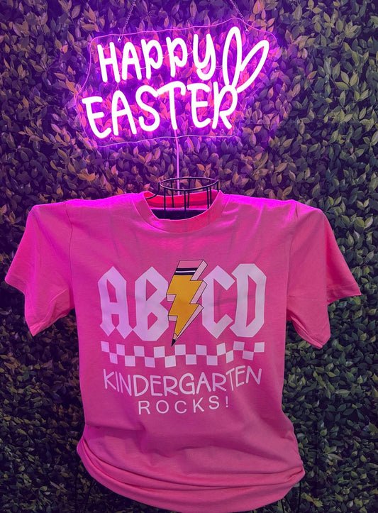 ABCD kindergarten rocks