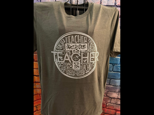 Round Typography Teacher