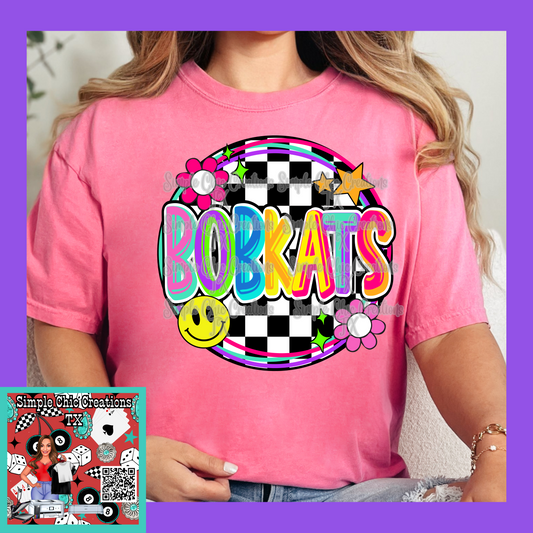 Bright Checkered Bobkats