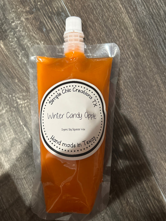 8oz Winter Candy Apple Squeeze Wax