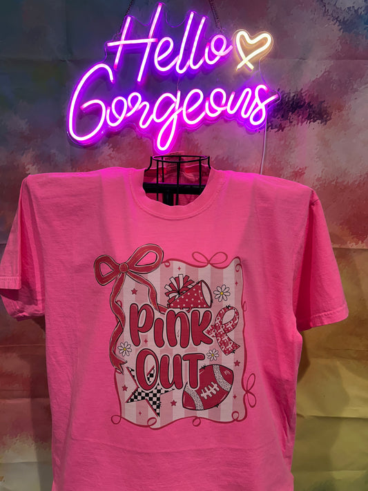 Preppy Football Pink Out