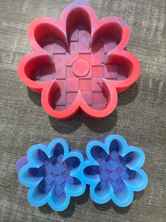 Checkered Flower full size and vent size Freshie( pre-order)