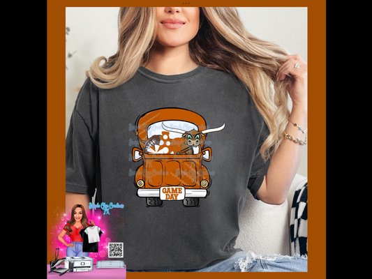 Preppy Texas Longhorns truck