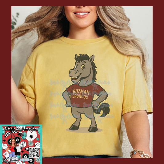 Bozman Broncos Mascot