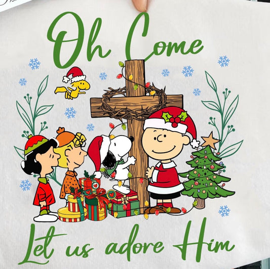 Snoopy- Oh Come Let Us Adore Him