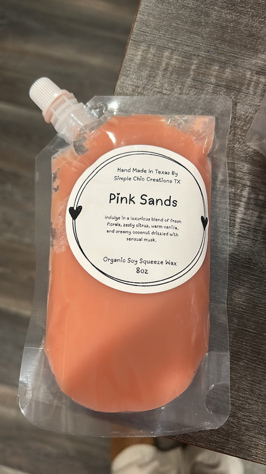 8oz Pink Sands Squeeze Wax