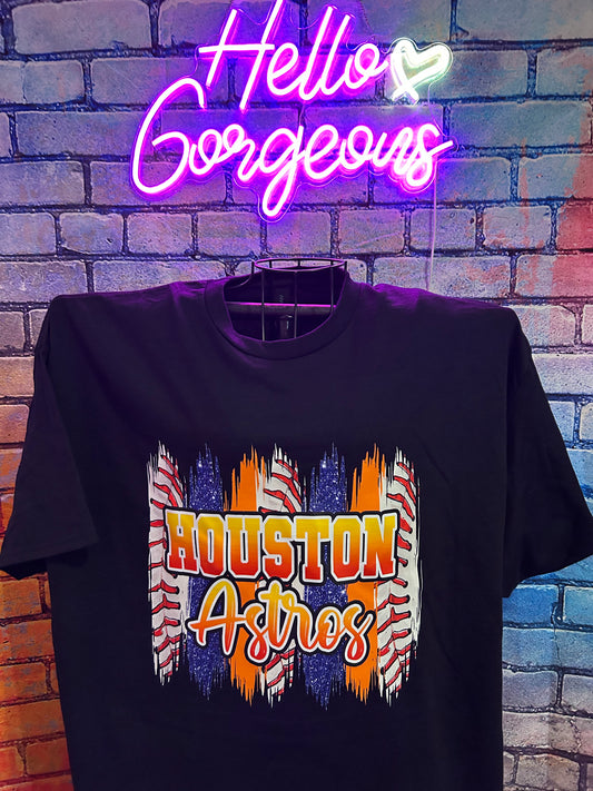 Houston Astro Brushstroke