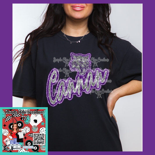 Faux Glitter Cannan