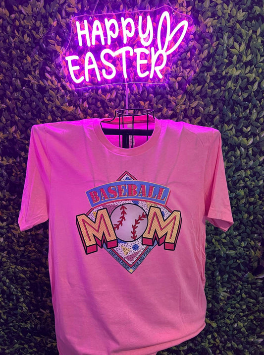 Retro Baseball Mom