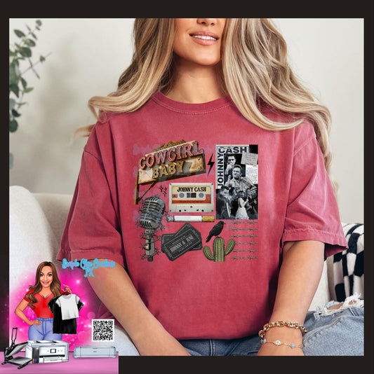 Johnny Cash Cowgirl Baby