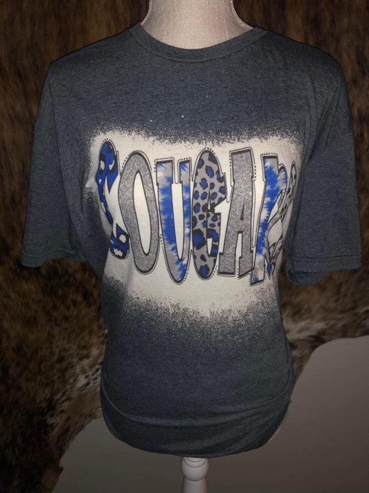 Cougars Doodle Tie-Dye