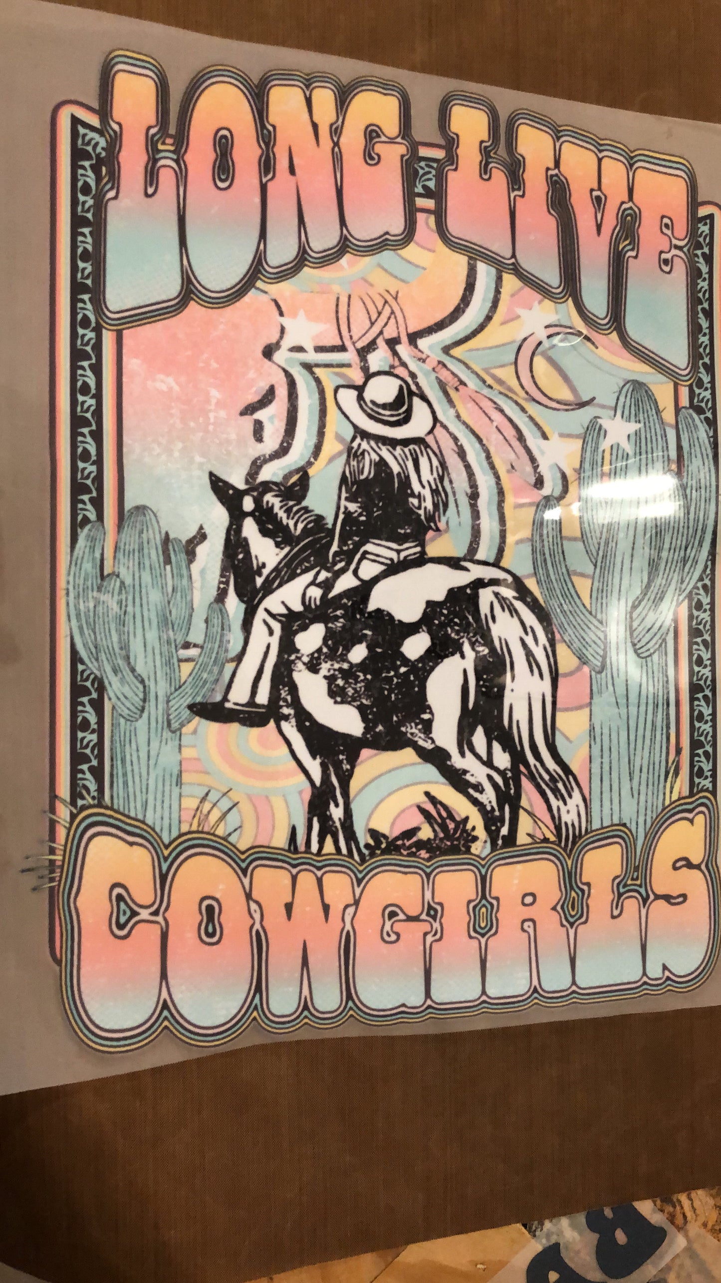 Long Live Cowgirls (DTF image)