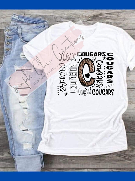 Cougars Typography